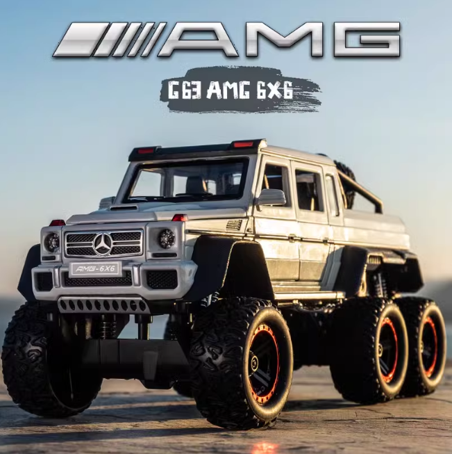 1:22 Diecast AMG G63 6x6 Off-Road Model