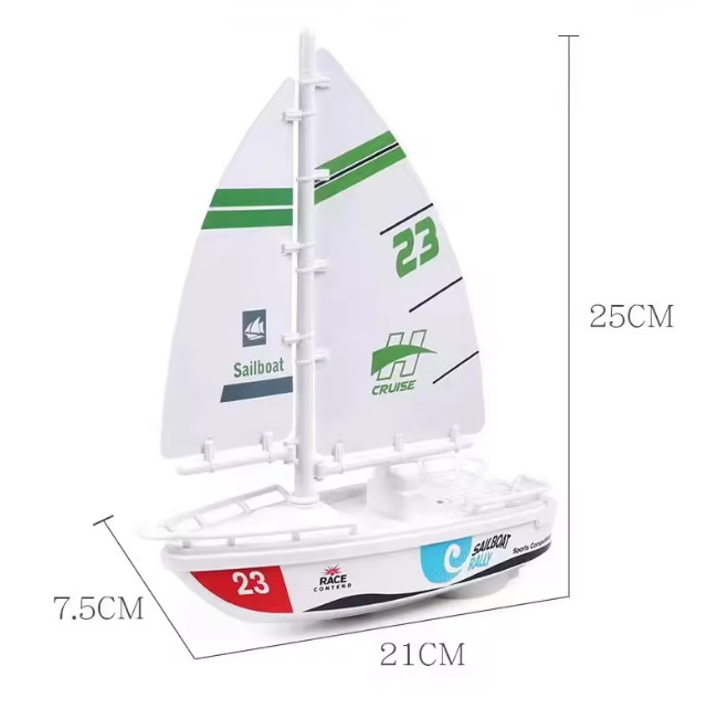 Battery Operated Sail Rally Water Boat