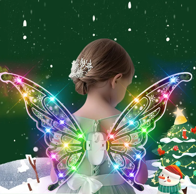 Halloween Light-up Fairy Wings For Girls