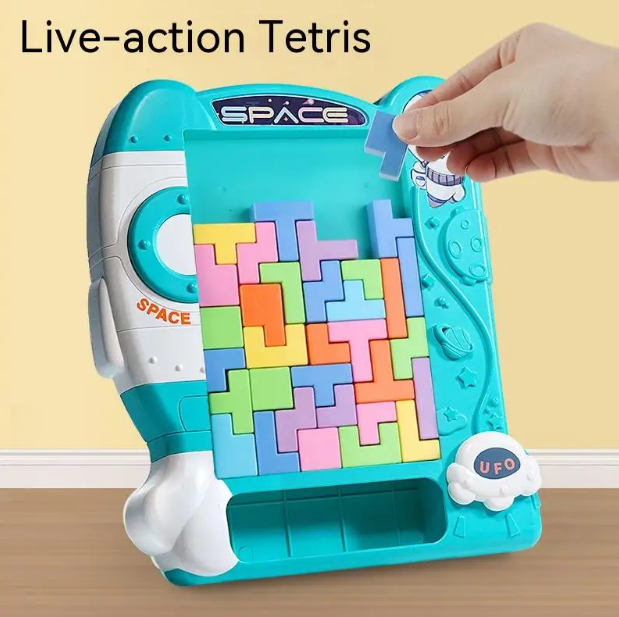 Space Titres Jigsaw Puzzle Building Blocks Game