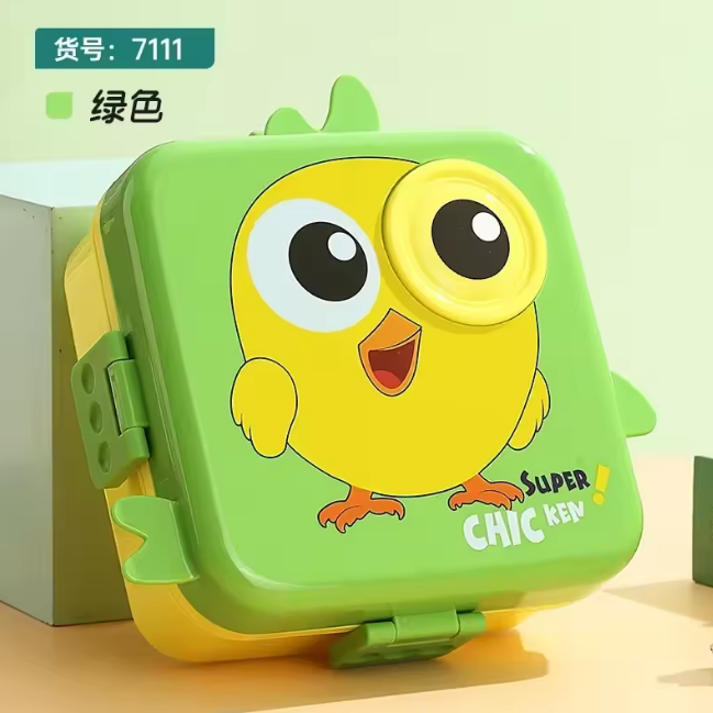 Premium Plastic Chick Eye Lunch Box