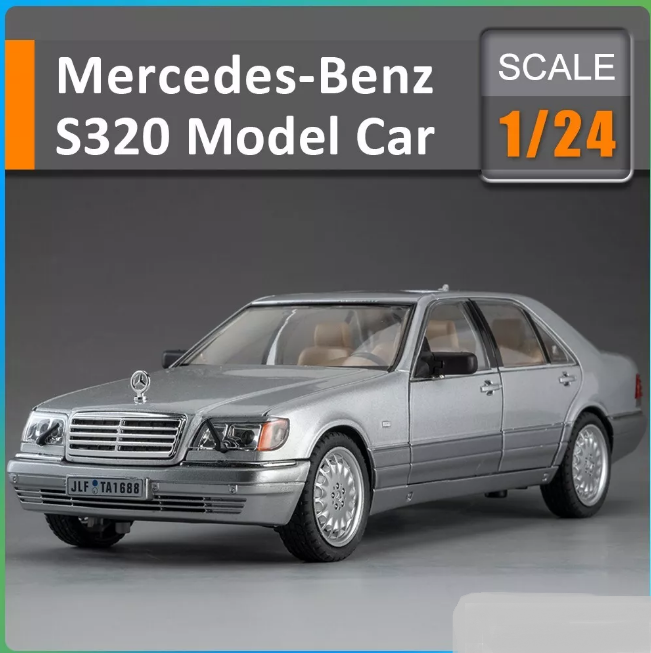 1:24 Diecast Mercedes W140 SL320 Model - Limited Edition