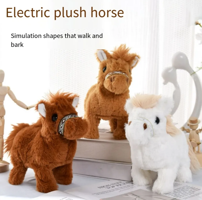 Cute Walking Plush Unicorn With Light & Sound