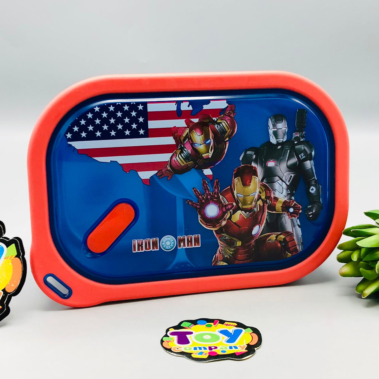 1000ml Stainless Steel Iron-Man Kids Lunch Box