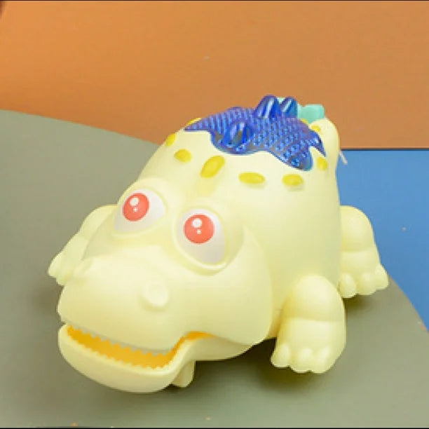 Newborn Pull Along Crocodile Light-up Toy - 1Pc