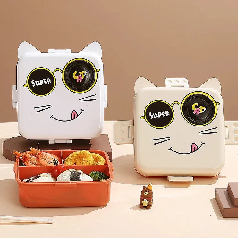 Premium Plastic Cat Eye Lunch Box