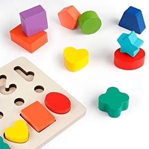 3in1 Wooden Math Stacking Board