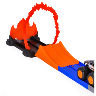 Manual High Speed Launching Monster Racing Track Set