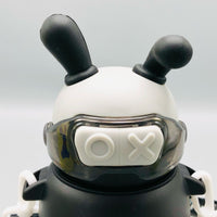 Thumbnail for Stainless Steel Kids Ox Rabbit Water Bottle - Black