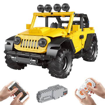 RC DIY Decool Off-Road Wrangler Jeep Bricks Model - 714+Pcs