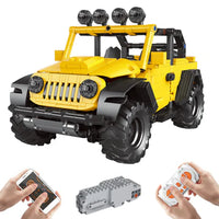 Thumbnail for RC DIY Decool Off-Road Wrangler Jeep Bricks Model - 714+Pcs