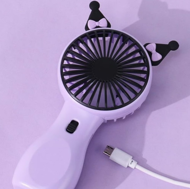 Rechargeable Unique Design Handheld Lighting Fan