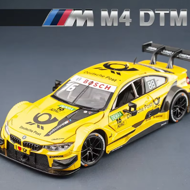 1:24 Diecast BMW M4 DTM Official Licensed Model Car