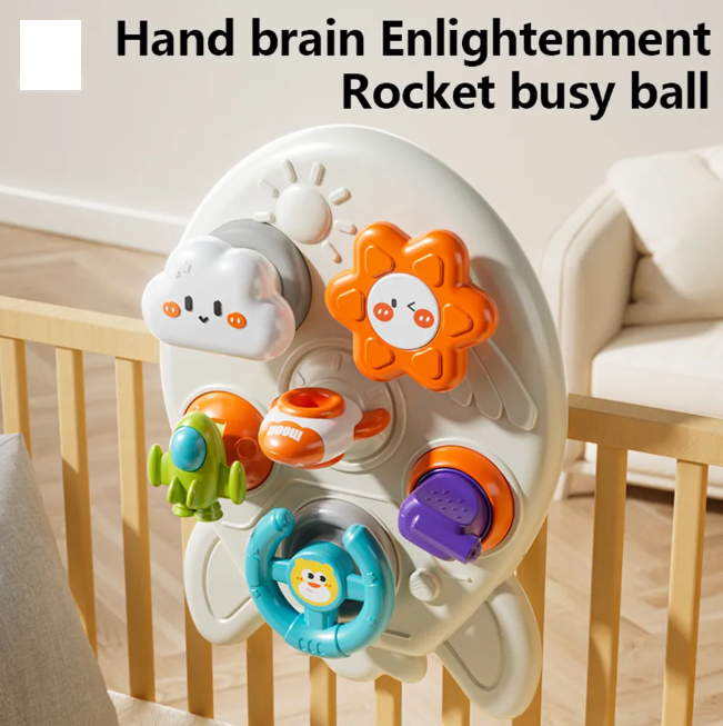 Multi-functional Rocket Shaped Activity Game