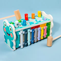 Thumbnail for 6in1 Wooden Multi-functional Xylophone & Fishing Game