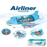 Thumbnail for Battery Operated Airliner Toy With Light & Sound - Blue