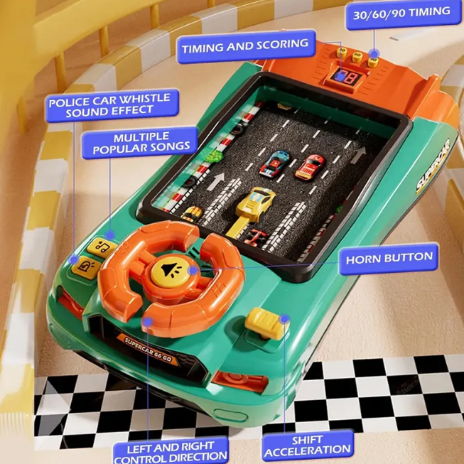 Super Racing Car Adventure Steering Wheel Toy