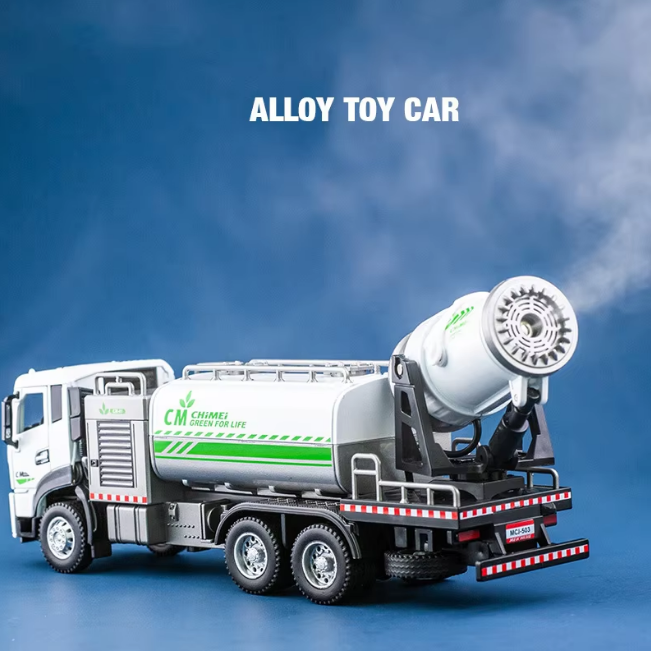 1:32 Diecast City Dust Removal Sprayer Truck