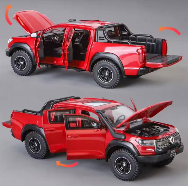 1:24 Diecast Great Wall Cannon Off-Road Pickup Truck