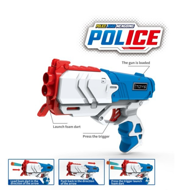 Manual Police Soft Bullet Shooting Gun