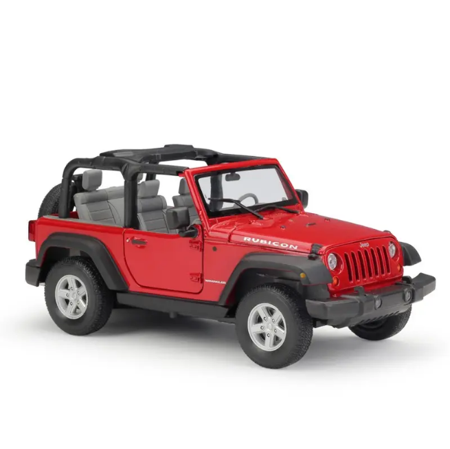 Welly 1:24 Diecast 2007 Rubicon Wrangler Jeep Model