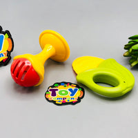 Thumbnail for 6Pcs Funny Baby Teether & Rattle Set