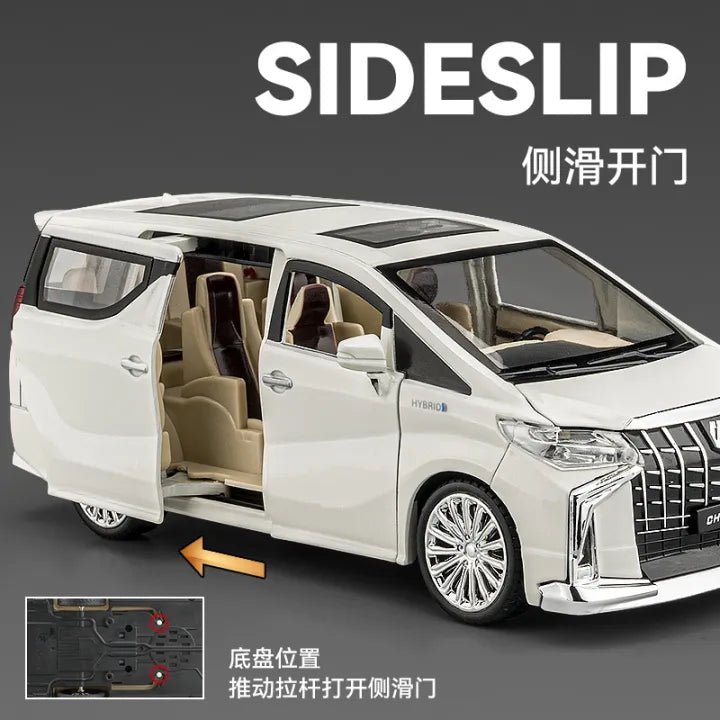 1:24 Diecast Toyota Alphard MPV Model