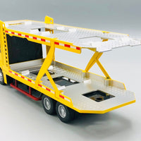 Thumbnail for 1:24 Diecast Metal Double Deck Vehicles Carrying Truck