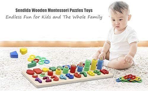 3in1 Wooden Math Stacking Board