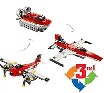 3in1 DIY Architect Propeller Adventures Bricks Set - 241+Pcs