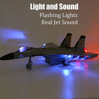 Thumbnail for Diecast Fighter Jet Model With Light & Sound - 1Pc