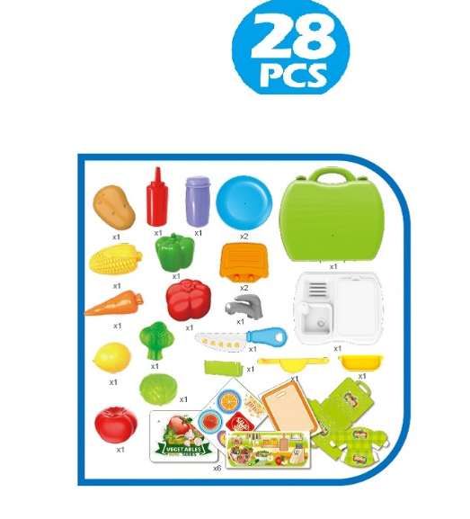 Vegetables Play Set Suitcase