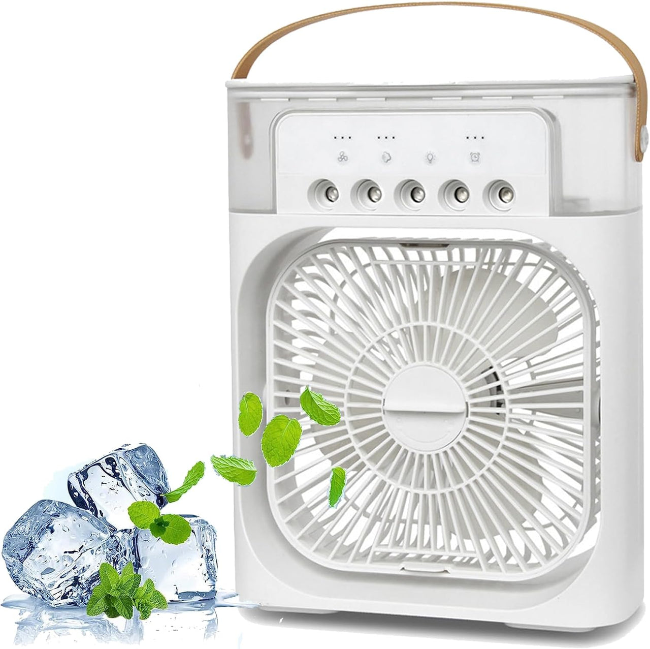 4in1 Air Conditioner Humidifier Fan With Lights