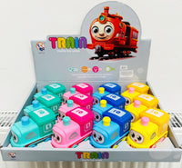 Thumbnail for Pullback Mini Light-up Train Toy - 1Pc