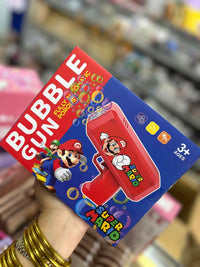 Thumbnail for Battery Operated Super Mario Colorful Bubble Gun