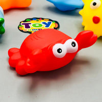 Thumbnail for 5Pcs Vinyl Sea Animal Baby Bath Toys - Assortment