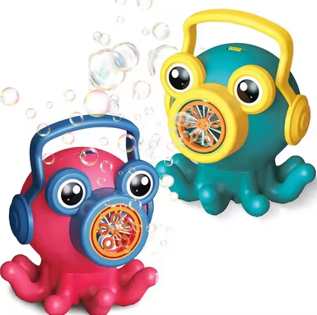 Octopus Colorful Bubble Machine Toy