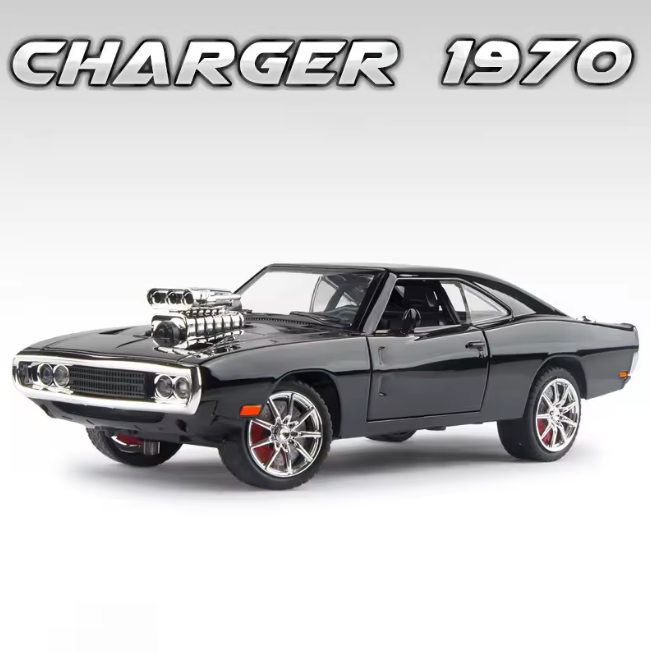 1:24 Diecast Dodge Charger 1970 Fast & Furious Model Car