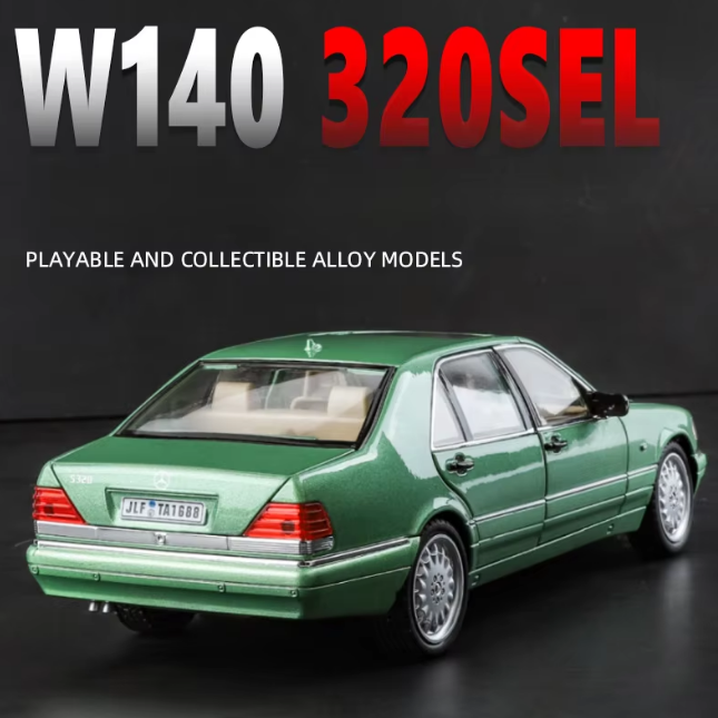 1:24 Diecast Mercedes W140 SL320 Model Car