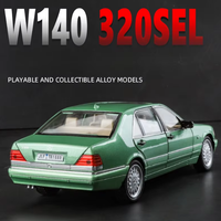 Thumbnail for 1:24 Diecast Mercedes W140 SL320 Model Car