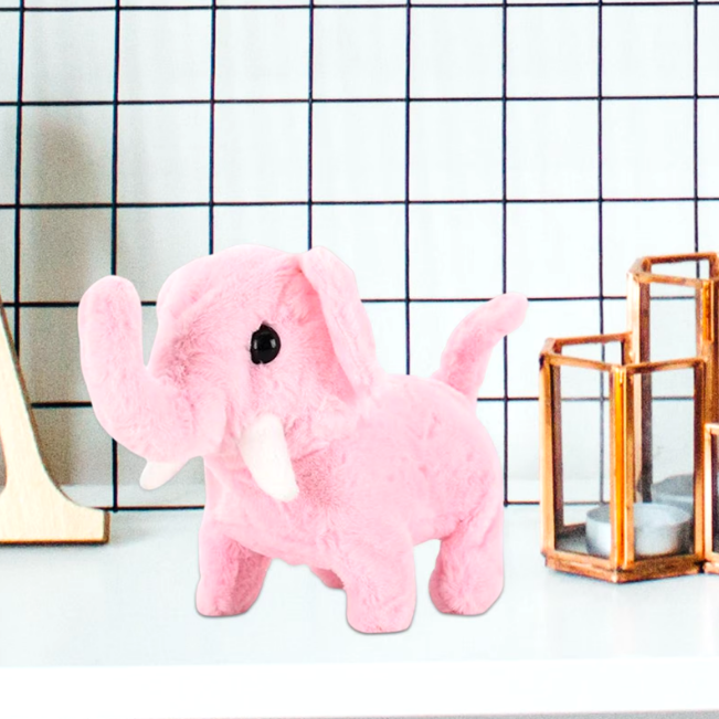 Walking Plush Pet Elephant With Sound & Box