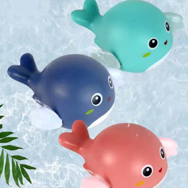 3Pcs Sea World Dolphin Bath Toy