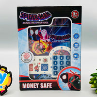 Thumbnail for Spider-Man Fingerprint & Swipe Card Unlock Piggy Bank