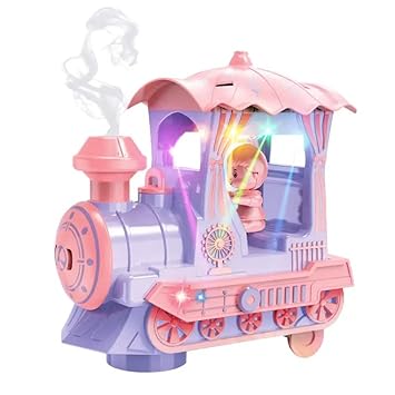 Electric Musical Spray Train With Lights