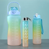 Thumbnail for 3Pcs Premium Plastic Colorful Water Bottle