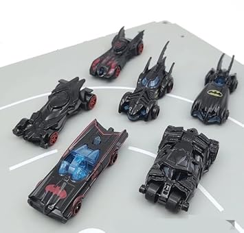 Hot Wheel Diecast Mini Batman Cars Set - 6Pcs