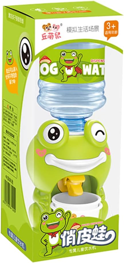 Mini Frog Water Dispenser With Disposable Glass