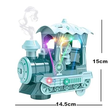 Electric Musical Spray Train With Lights