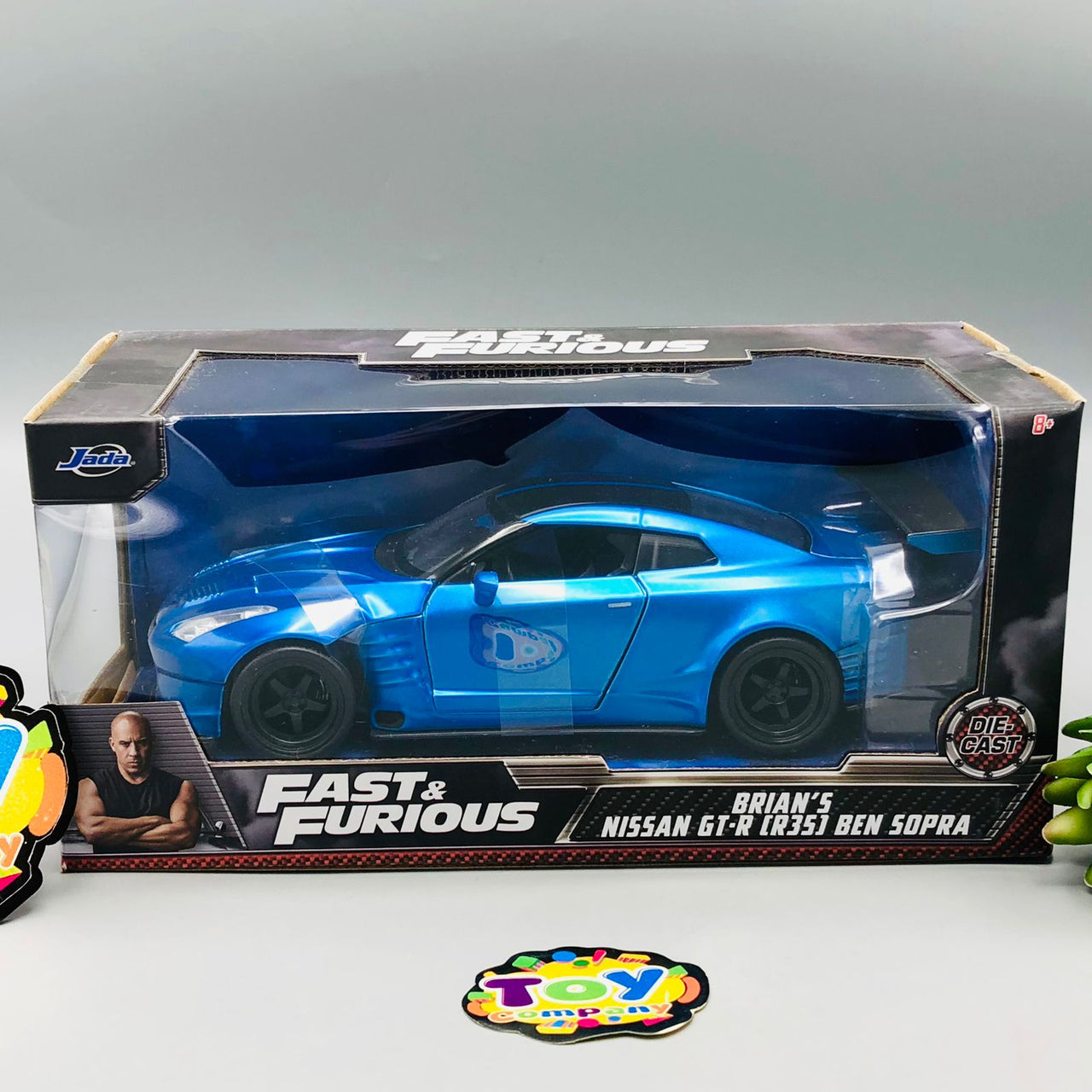 Jada 1:24 Diecast Fast & Furious Brian’s Nissan GTR R35 Ben Sopra