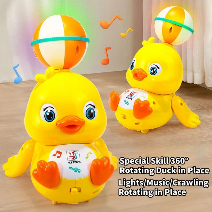 Ball Spinning Musical Stunt Duck